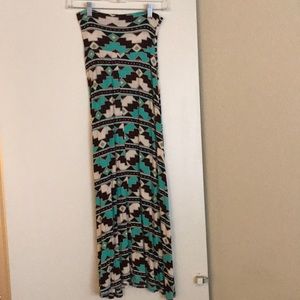 Dynamic print Maxi Skirt